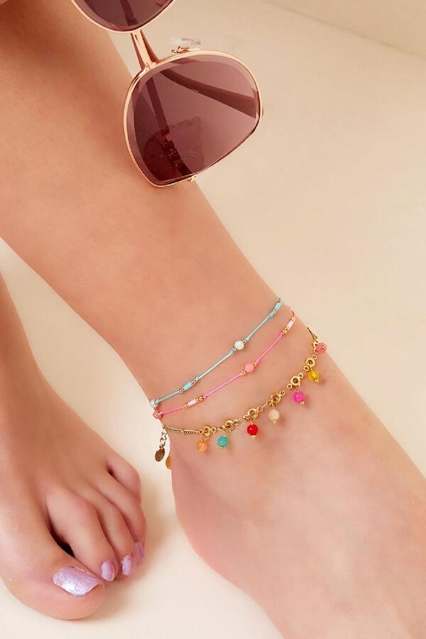Anklet cord colors & beads